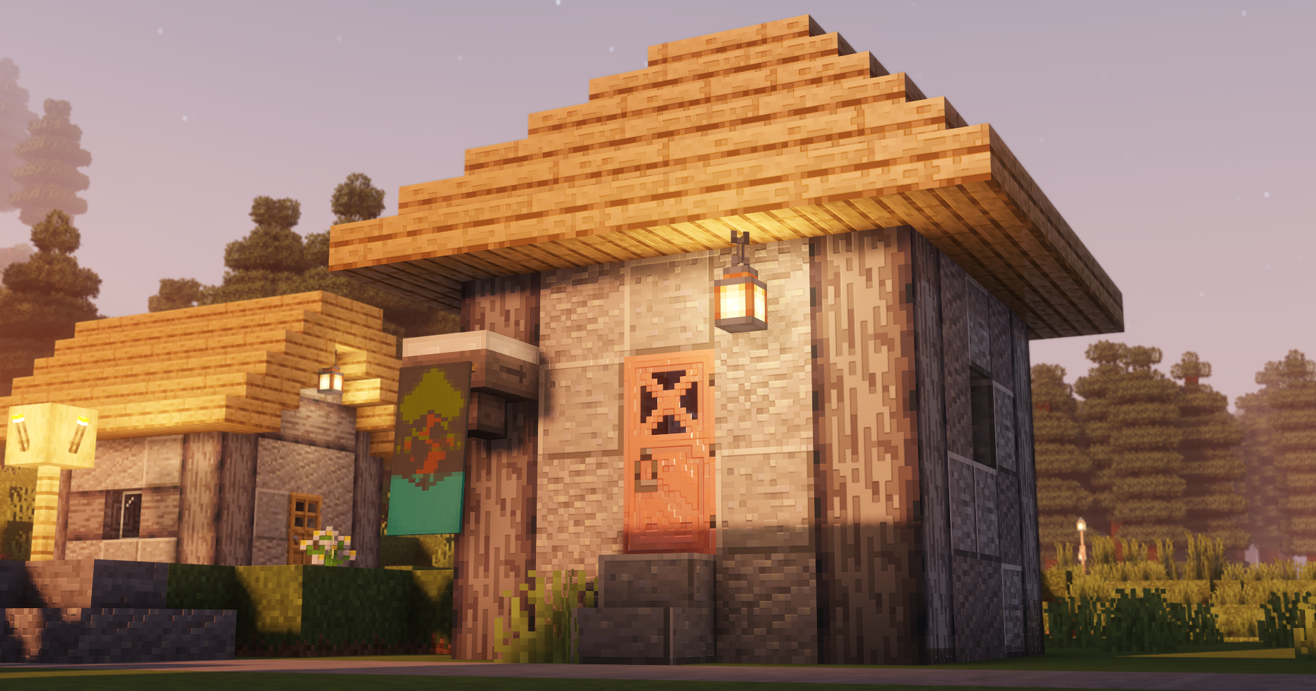 A home in Granite town, branded with the flag of Moorwood and no longer made of granite